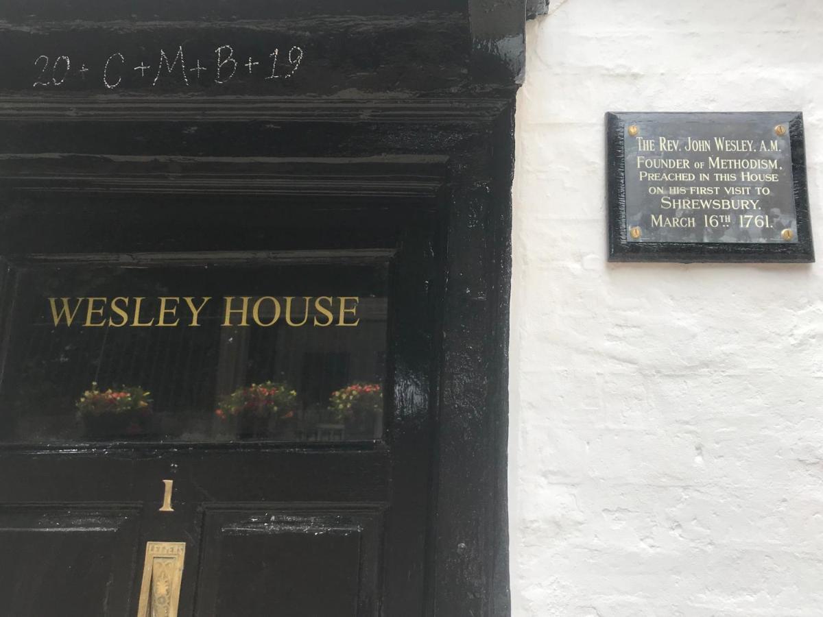 "Wesley House" Historic Home In Town Centre With Parking Shrewsbury Esterno foto